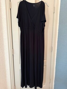 maxi light in the box dresses Light Blue Floral Pleated Maternity Maxi Dress